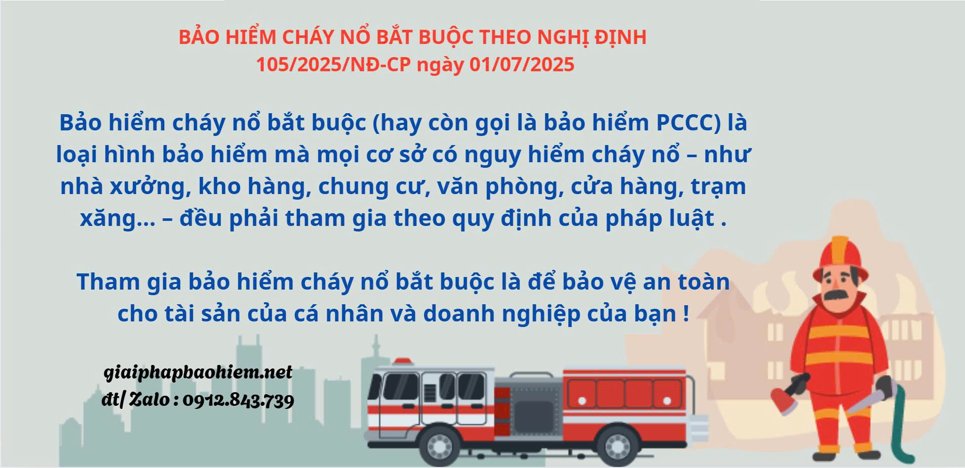 Bảo hiểm cháy nổ bắt buộc